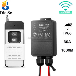 433mhz वायरलेस रिमोट कंट्रोल स्विच ऑन/ऑफ बटन ट्रांसमीटर 110v 220v इंटरसेप्टर लाइटिंग स्विच - Product Image 1