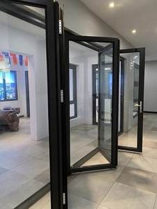 Portes pliantes haut <span class=keywords><strong>de</strong></span> gamme, style européen, personnalisables pour les magasins, les balcons et les cuisines - Product Image 4