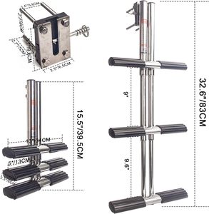 <span class=keywords><strong>Escalera</strong></span> telescópica marina de tubo de <span class=keywords><strong>buceo</strong></span> de acero inoxidable resistente <span class=keywords><strong>para</strong></span> barco, yate, <span class=keywords><strong>escalera</strong></span> de 3 escalones - Product Image 2