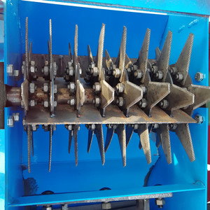 Chaff Cutter Straw Crusher 2 <b>Rollers</b> 6 <b>Blades</b> Electric Single Phase Feed Processing Machine For Cattle Sheep - Product Image 1