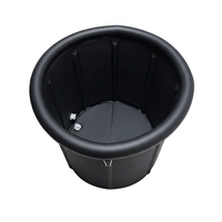 Baignoire de glace gonflable en PVC à 5 couches, portable, pour immersion dans l'eau froide, avec couvercle thermique, vente en gros