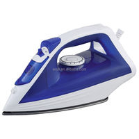 Fer à vapeur électrique portable rotatif en céramique pour voyage, mini fer à vapeur à main, réservoir d'eau de 250 ml, usage domestique et hôtelier