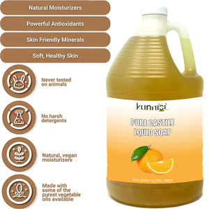 Alta Concentração Natural Orgânica Pura Castela Sabonete Líquido Vegan Óleos Essenciais Rosto Corpo Cabelo Líquido Lavagem Fabricante Direto - Product Image 5