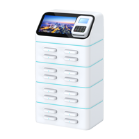 Kiosco de Pago POS para Restaurante con Estación de Alquiler de Baterías Portátiles de Autoservicio, 4G+WiFi, Sistema Operativo Android, Uso en Interiores
