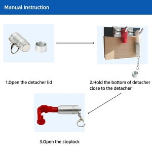 Rimuovi Etichette di Sicurezza Magnetico per Centri Commerciali e Negozi al Dettaglio, Smagnetizzatore EAS, Chiave Magnetica EAS - Product Image 3