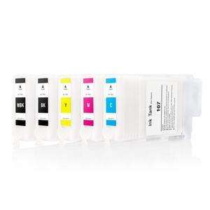 Supercolor 130ml/pc 107 PFI-107 Empty <b>Refillable</b> <b>Ink</b> Cartridge with Imported Chips for Canon IPF680 IPF685 IPF770 IPF780 IPF785 - Product Image 1