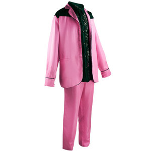 Disfraz Completo de Elvis Presley para Hombre Adulto, Traje de Cosplay para TV y Cine, Rosa y Negro - Product Image 2