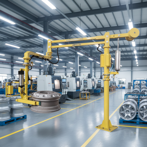 <span class=keywords><strong>Bras</strong></span> <span class=keywords><strong>manipulateur</strong></span> pneumatique <span class=keywords><strong>manuel</strong></span> pour la manutention de pièces de machines et de moyeux de roue - Product Image 1