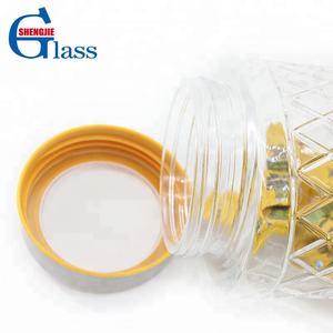 Pot de cuisine en verre pour mariage, 1 pièce, de forme ovale transparent, bouteilles hermtique, grand verre de stockage avec couvercle à vis pour le thé et les bonbons - Product Image 5