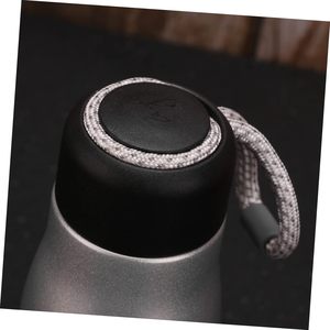 กระติกน้ำสแตนเลสพร้อมเชือกสุญญากาศสำหรับเล่นกีฬายิมฉนวนกันความร้อนผนังสองชั้นโลโก้ออกแบบได้ตามต้องการ - Product Image 5