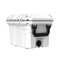 Camping Kühlbox-Set Weiß Warm-Kalt Isoliert für Outdoor Camping Picknick 16L 20L 30L Kühltruhe