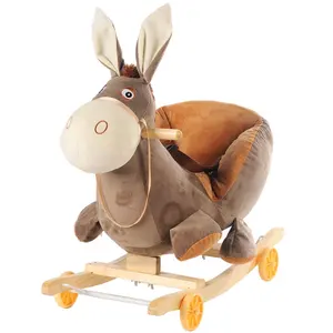 Peluche personalizado de Animal balancín, juguete de paseo, caballo de bebé, entrega rápida