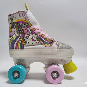 Chaussures de patins à roulettes licorne en toile pour <span class=keywords><strong>Junior</strong></span>, fourniture directe d'usine - Product Image 6