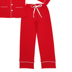 NO Tariffs Contact Us GLP0700 RTS Fashion Western Clothing Women <strong>Christmas</strong> <strong>Pajamas</strong> Red Long Sleeve Top Pants Parent-<strong>child</strong> Outfit - Product Image 3