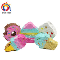 Accessoires photo Woodland Design Nouvel An Fête de la ferme de Noël Âne Sirène Pinata pour bonbons ou jouets
