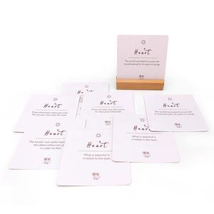 廉价定制印刷正面肯定卡，带盒塔罗牌，适用于家庭和儿童 -- 纸质材料个性化游戏卡 - Product Image 3