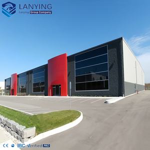 Grand hangar préfabriqué en structure métallique légère pour entrepôt <span class=keywords><strong>commercial</strong></span> - Product Image 4