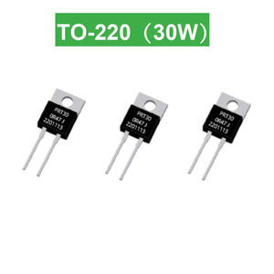 ตัวต้านทานกำลังสูงแบบ TO-220 20W-50W 0.5 โอห์ม-100k โอห์ม 30W 35W 50W 3R3 0.05 โอห์ม-0.1 โอห์ม R100 R300 - Product Image 2