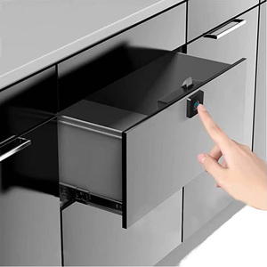 Kerong <span class=keywords><strong>Mini</strong></span> Bàn Phím Nhỏ Keyless Locker Ổ Khóa Đồ Nội Thất Ngăn Kéo Vân Tay Khóa Ngón Tay Công Nhận - Product Image 1