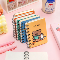 Cuaderno Espiral Kawaii Premium A7, 80 Hojas, Papel de Doble Offset de 70 g/m², Mini Diario de Bolsillo con Encuadernación Wire-O para Regalo Personalizado