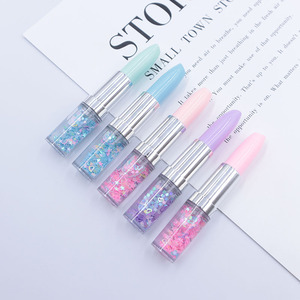 Creative Lipstick Gel <b>Pen</b> <b>Multi</b> <b>Colored</b> Glitter Ink Bullet Tip For Students Office Gifts - Product Image 3