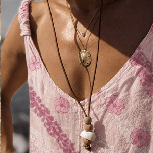 Mono informal con cuello en V, diseño OEM, estampado divertido y holgado, personalizado, transpirable, 100% lino. - Product Image 3