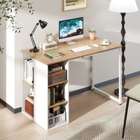 Bureau d'ordinateur moderne écologique avec 5 compartiments de rangement et structure métallique, service OEM