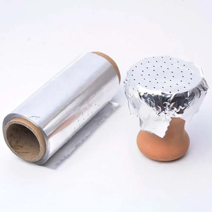 Rouleau de papier <span class=keywords><strong>aluminium</strong></span> 8011 pour chicha, <span class=keywords><strong>feuille</strong></span> souple imprimée, emballage alimentaire, <span class=keywords><strong>feuille</strong></span> métallique jetable pour narguilé - Product Image 2