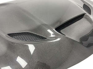 Hellcat Style fibre de carbone capot avant capot évents nouvel état fabriqué pour Dodge <span class=keywords><strong>Charger</strong></span> <span class=keywords><strong>SRT</strong></span> 2015-2021 <span class=keywords><strong>Chevrolet</strong></span> voitures - Product Image 4