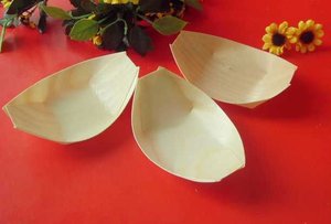 Bandeja de Madera para <span class=keywords><strong>Sushi</strong></span>, Ecológica, Desechable, Tipo Barco - Product Image 2