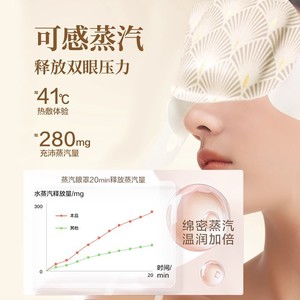แผ่นมาส์กสมุนไพรอบไอน้ำ 41C 280 มก. บรรเทาอาการล้าดวงตาและช่วยให้นอนหลับ - Product Image 1