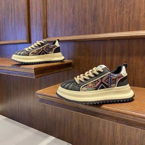 Zapatillas Niche Original Shell Toe para Hombre, Zapatillas de Lona para Uso Diario en Otoño, Suela Gruesa que Aumenta la Altura, Estilo Urbano Deportivo - Product Image 2