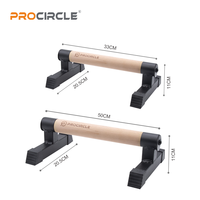 Supports de pompes en bois WP8003 – Barres de pompes en bois – Poignées de pompes pour hommes