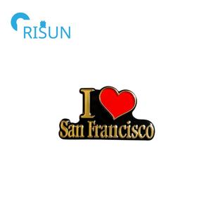 Benutzer definierte Kalifornien <span class=keywords><strong>San</strong></span> <span class=keywords><strong>Francisco</strong></span> CA Souvenirs Pin Magnet <span class=keywords><strong>San</strong></span> <span class=keywords><strong>Francisco</strong></span> SF <span class=keywords><strong>Golden</strong></span> Gate Bridge Landschaft Emaille Anstecknadel Abzeichen - Product Image 2