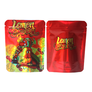Custom Holographic Ziplock Bags with Heat Seal <strong>Foil</strong> Lining Resealable Mylar <strong>Pouch</strong> for Milk Pet Food Jelly Canned Food - Product Image 3