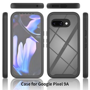 Con protector de pantalla 360 cubierta completa a prueba de golpes TPU PC Phone Case para <span class=keywords><strong>Google</strong></span> Pixel 9a 9 Pro XL 8A 8 Pro - Product Image 6