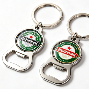 Décapsuleur de bouteille personnalisé en alliage de zinc, porte-clés en forme de lotus, décapsuleur de bière en métal, cadeau promotionnel - Product Image 6