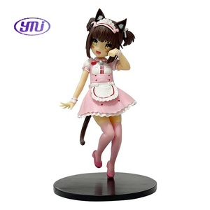 Figurines d'anime en PVC de dessins animés japonais, 2 styles, 18 cm, Cos, mignonnes figurines d'animaux, chat, chocolat, servante, filles sexy, <span class=keywords><strong>manga</strong></span> - Product Image 5