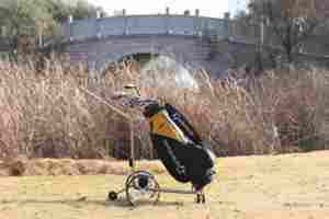 Электрическая тележка для гольфа с питанием от литиевой батареи из нержавеющей стали - Product Image 6