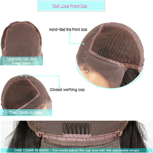 Elegante Parrucca Grigia Sale e Pepe con Frontale in Pizzo |   <span class=keywords><strong>Capelli</strong></span> Umani Ondulati 13x4/13x6 Tinti in Salone con Cappuccio Senza Colla per un Look Naturale - Product Image 6