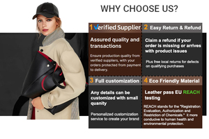 Cá nhân người đàn ông ly hợp túi A4 kinh doanh da tài liệu thư mục tổ chức biểu tượng tùy chỉnh Dây kéo tập tin thư mục với logo - Product Image 6