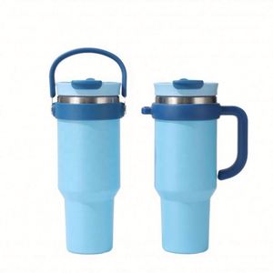 Hot Sale 40oz Portable Handle <b>Insulated</b> Stainless Steel Tumbler Large Capacity Travel Camping <b>Mug</b> - Product Image 6
