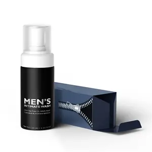 Espuma vaginal masculina íntima, logotipo personalizado, parte privada, lavagem diária, higiene para cuidados com a área genitária masculina