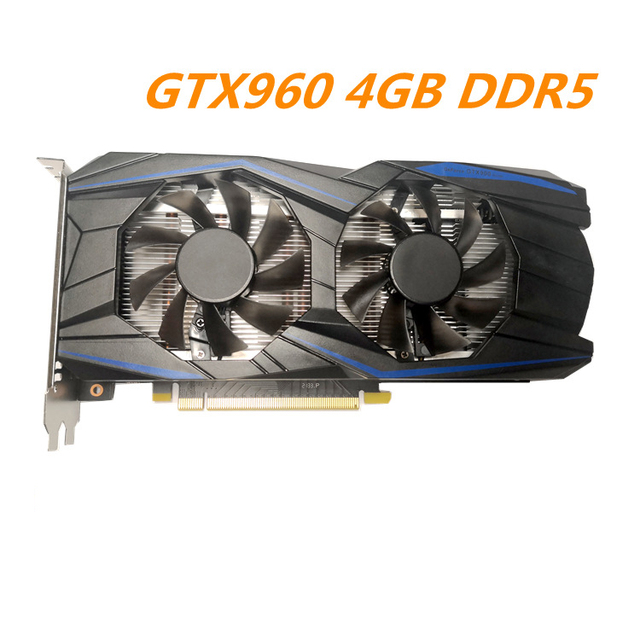 Brand New GTX 960 4GB DDR5 128-bit Graphics Card for PUBG Gaming High-Definition for Desktop and All-in-One PCs