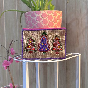 Sac à main perlé fait main de créateur pour femme, pochette de soirée élégante en perles, sac de transport pour mariage et fête, style boutique - Product Image 3