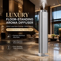 Diffuseur de parfum commercial sur pied, machine intelligente à commande WiFi par application, nébuliseur d'arômes sans eau pour hall d'hôtel, bureau