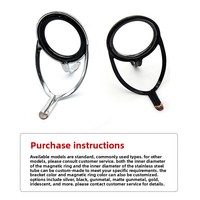 Anneaux de guidage de ligne multi-tailles en acier inoxydable LN à double patte pour guides de canne à pêche à la ligne