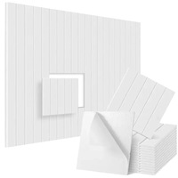 Panneau en feutre à rayures verticales, style moderne minimaliste, autocollants muraux 3D, décor de fond de studio auto-adhésif
