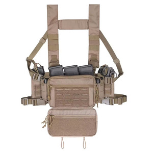 BSCI OEM Factory Tactical Chest Rig Dangler Pouch imbracatura H completamente modulare e regolabile - Product Image 3