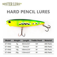 MISTER LURE matériel de pêche 5g 8.5g 14g 20g appât pour bar longue coulée crayon leurre stickbait eau douce
